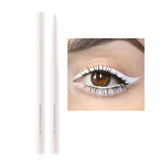 GHFCZOO retractable white eyeliner pencil for precise, mess-free application.