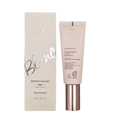 GIANANO Perfect Blanc BB Cream bottle with No.19 Rosy shade for radiant skin and UV protection.