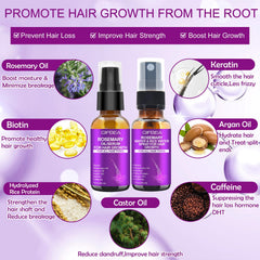 GIFBEA Hair Growth Serum dropper shown for even scalp coverage