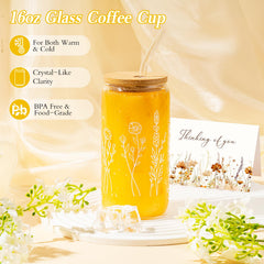 GiftPeak scented candle creating a calming ambiance