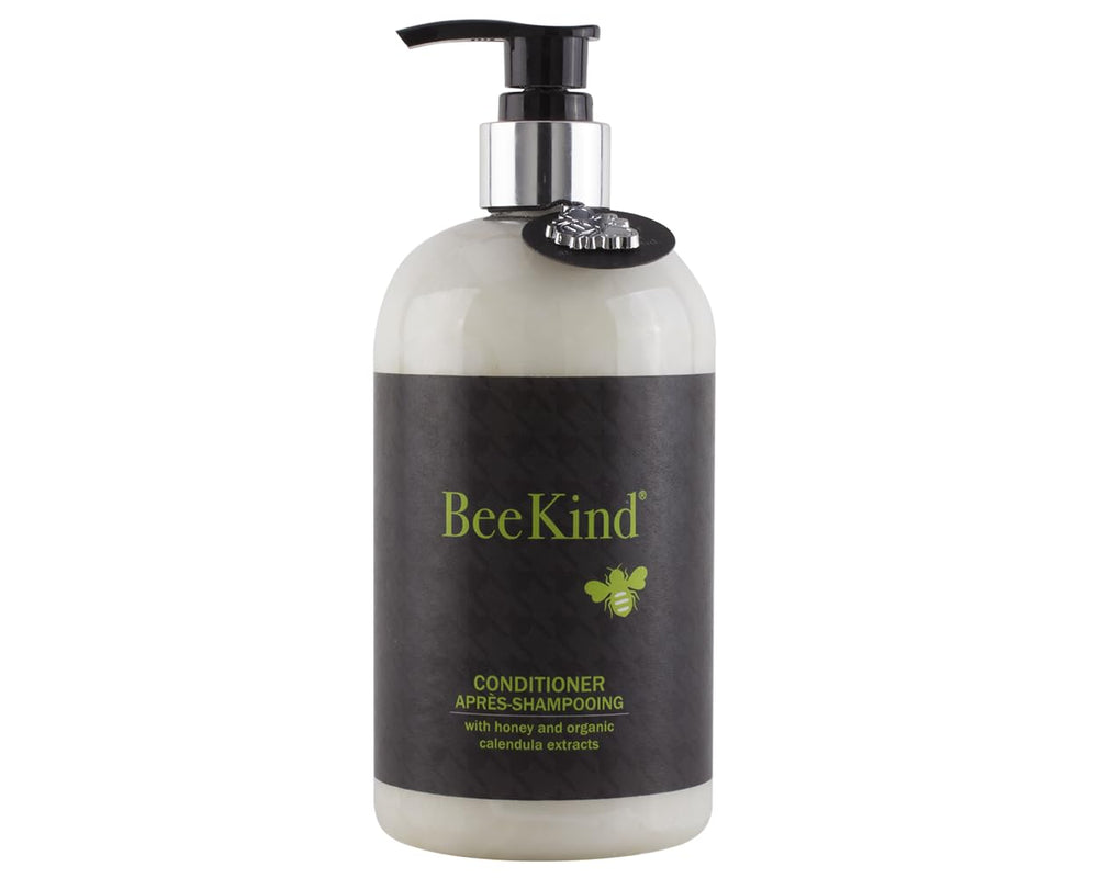 Gilchrist & Soames BeeKind conditioner bottle with moisturizing formula for hydrated hair.