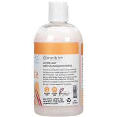 Ginger Lily Farms Coco Mango conditioner bottle pour for even distribution