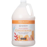 Ginger Lily Farms Coco Mango Conditioner bottle for all hair types, weightless hydration.