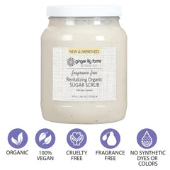 Ginger Lily Farms Botanicals Natural ingredients sugar crystals closeup