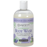 Ginger Lily Farms Botanicals Nourishing Body Wash bottle front with lavender chamomile scent for daily refreshment.