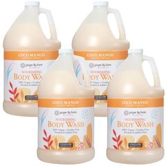 Ginger Lily Farms Botanicals Coco Mango body wash bottle for daily nourishment.