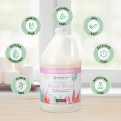 Ginger Lily Farms Botanicals Nourishing Body Wash vanilla sugar scent profile