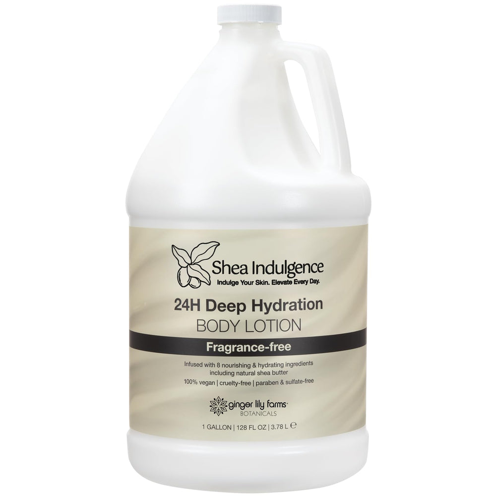 Ginger Lily Farms Shea Indulgence gallon bottle for 24h hydration