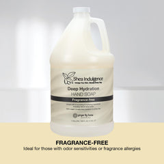 Gallon container of Ginger Lily Farms hand soap for bulk refills