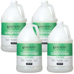 Ginger Lily Farms Club & Fitness Moisturizing Conditioner bottle hydrates dry hair.
