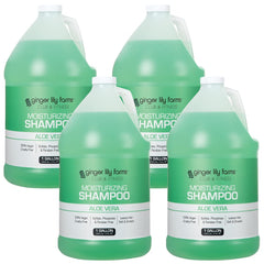 Ginger Lily Farms Club & Fitness moisturizing shampoo bottle highlighting moisturizing formula for smooth hair