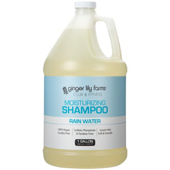 Ginger Lily Farms Club Fitness shampoo bottle shows moisturizing formula for all hair types