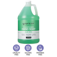 Ginger Lily Farms creamy lather action provides soft, silky skin feel after repeated wash.