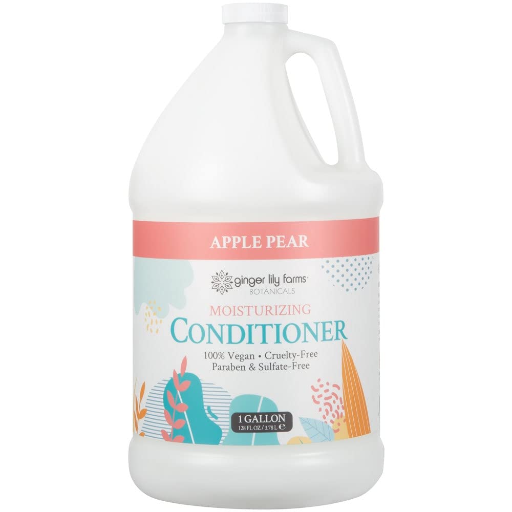 Ginger Lily Farms front gallon bottle showing product branding and volume benefit