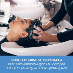 Ginger Lily Farms ingredients list features vitamins A, B5, C, E with flaxseed and aloe.