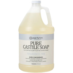 Ginger Lily Farms Pure Castile Refill 1gal shown for easy all-purpose cleaning.