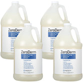 Ginger Lily Farms ZeroDerm shampoo bottle closeup; fragrance-free for sensitive skin.