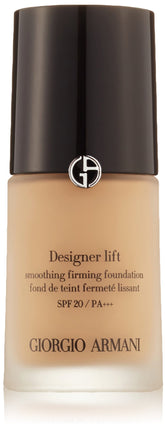 Giorgio Armani Designer Lift 05 bottle top view for a premium, protective foundation look.