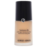 Giorgio Armani Luminous Silk Foundation bottle closeup showing smooth texture and radiant finish