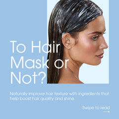 GIOVANNI Biotin & Collagen Hair Mask application scene shows detangling and smoothing during use.