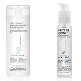 Giovanni Direct Leave-In Conditioner bottle demonstrates weightless moisture for detangling.