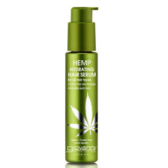 GIOVANNI Hemp Hydrating Hair Serum bottle showing compact packaging and moisture focus