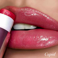 Applying Girlactik Jello Gloss Balm during daily routine for comfortable feel and shine.