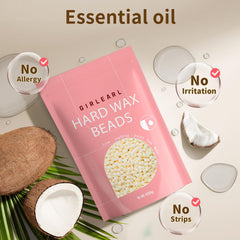 GIRLEARLE wax beads heat to a gentle melt for smooth skin.