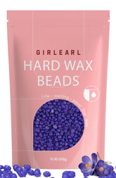 GIRLEARLE Lavender hard wax beads pack for sensitive skin waxing sessions
