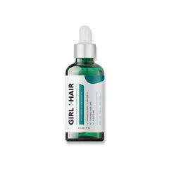 GIRL+HAIR G+H Strengthening Oil bottle front supports healthier scalp.