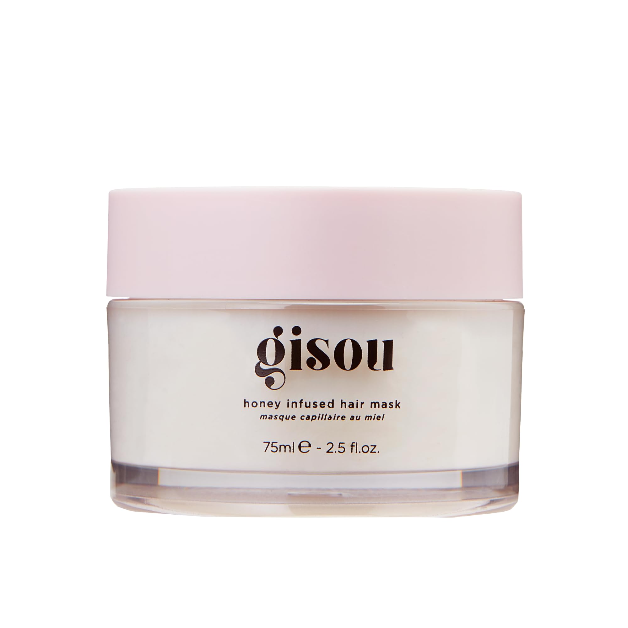 Gisou Honey Infused Hair Mask travel-size bottle for on-the-go hydration