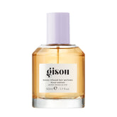 Gisou Honey Infused Hair Perfume bottle front with shine and fragrance.
