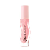 Gisou Honey Infused Lip Oil bottle closeup shows deep hydration and shine