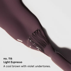 Gitti plant-based nail polish swatch highlights vibrant shade with long-lasting shine.
