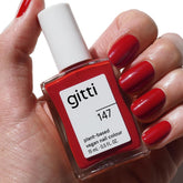 gitti Real Red bottle displaying vibrant shade and glossy finish