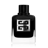 Givenchy Gentleman Society bottle front view, couture-style bottle signaling a bold, long-lasting scent profile