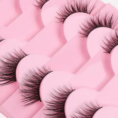 Gjinxi easy-to-apply lashes with natural curve for fast makeup refresh
