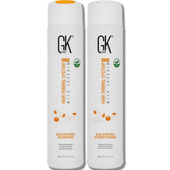 GK HAIR Balancing Shampoo bottle showing oil-control for oily scalp