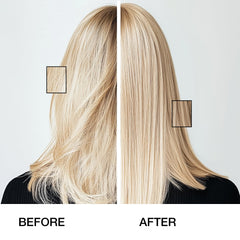GK HAIR oil on ends shows smooth, weightless finish for all hair types