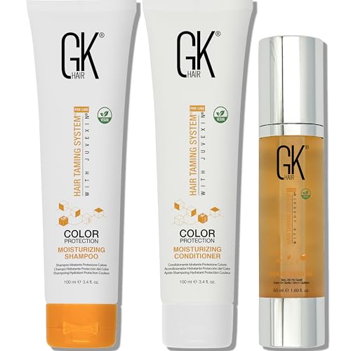 GK Hair Moisturizing Shampoo bottle for daily hydration and frizz control