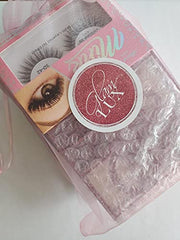 Glam Lux Powder Blush adds a soft, buildable rosy tint for dimension.