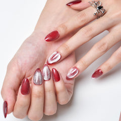 GLAMERMAID magnetic glue-on nails offer quick, tool-free application at home.