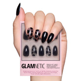 Glamnetic Love Me Not nails packaging showcases premium at-home manicure kit
