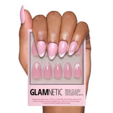 Glamnetic Lovers Blush nails kit with protective UV coating for lasting wear