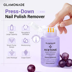 Glamonade bottle showing a leak-proof cap to prevent spills during travel.