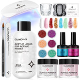 Glamonade acrylic nail kit for beginners ready for at-home manicures and quick results.