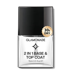 Glamonade base top coat bottle showing clear gloss finish