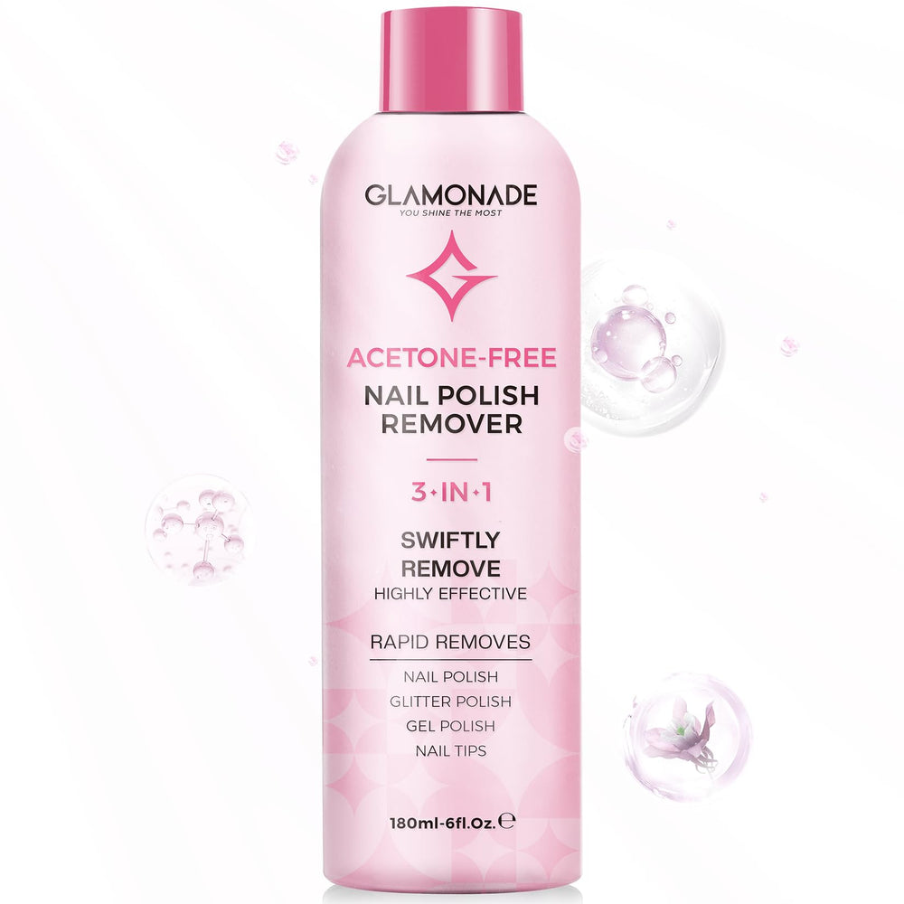 Glamonade gel nail polish remover bottle for salon‑quality removal at home