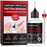 Glamonade Pinpoint Nail Glue Remover with needle-tip for precise, mess-free nail tip removal.