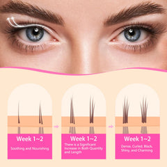 Glamosoar Lash Serum moisture-glide on lashes